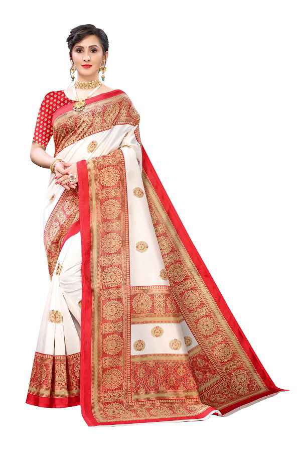 Printed Art Silk 9 Printed Regular Wear Saree Collection